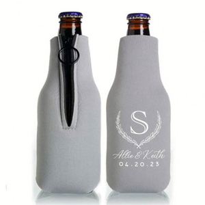 ปลอกหุ้มขวดน้ำแบบมีซิปทำจากนีโอพรีนแบบกำหนดเอง สำหรับงานปาร์ตี้ งานแต่งงาน ของชำร่วย - Product Image 1