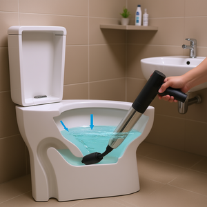 Desatascador de inodoros eléctrico con pantalla de presión en tiempo real para desagües de baño, fregaderos de cocina - Product Image 2