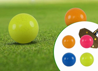 Balle de golf en poudre d'or, balle de golf personnalisable avec des paillettes dorées pour la pratique du golf et les cadeaux