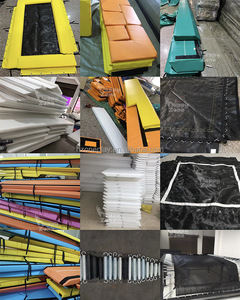 Parque de trampolín comercial para saltar en interiores y exteriores de 600 metros cuadrados hecho a medida según los estándares europeos con tobogán grande para niños y adultos - Product Image 6