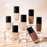 Fond de teint liquide mat de haute qualité 30 ml SPF20, couvrance totale, imperméable, longue tenue, 14 teintes, fond de teint vegan pour le visage
