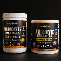 Étiquettes personnalisables pour compléments sportifs, impression de feuilles métalliques adhésives pour pots, autocollants pour l'emballage de poudres BCAA EAA