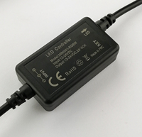Contrôleur LED MINI RGBW sans fil RF 2.4G 6A avec télécommande LED 4 zones