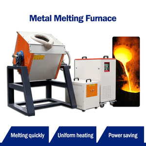 Horno <span class=keywords><strong>de</strong></span> fusión <span class=keywords><strong>de</strong></span> inducción eléctrica <span class=keywords><strong>de</strong></span> platino dorado al vacío con crisol - Product Image 2