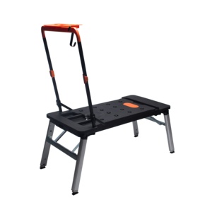Mesa <span class=keywords><strong>de</strong></span> <span class=keywords><strong>Trabajo</strong></span> 7 en 1, <span class=keywords><strong>Banco</strong></span> <span class=keywords><strong>de</strong></span> <span class=keywords><strong>Trabajo</strong></span> Portátil Multifuncional Ajustable, <span class=keywords><strong>Plegable</strong></span> y con Ruedas - Product Image 1