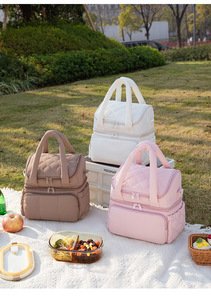 Nuevas Bolsas Térmicas Reutilizables Grandes, Reciclables, Casuales, para el Trabajo, Picnic, Viajes, para Mujer, de Doble Capa, a Prueba de Fugas, Bolsas Térmicas para el Almuerzo - Product Image 6