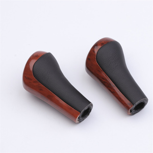 Poignée de levier de vitesses en cuir artificiel imitation bois, 5 vitesses, 6 vitesses, boîte de vitesses manuelle, pour BMW E36 E46 E60 E90 Series - Product Image 6