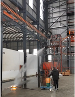 Robot de lutte contre l'incendie à vente directe d'usine, moniteur d'incendie automatique, sprinkler intelligent pour la protection incendie des aéroports, 30s