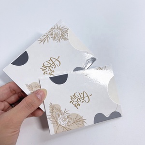 Sang Trọng Biểu Tượng Tùy Chỉnh Ngọc Trai Phong Bì Với Ribbon <span class=keywords><strong>Bow</strong></span> Hướng Dẫn Thẻ Đóng Gói Phong Bì - Product Image 4