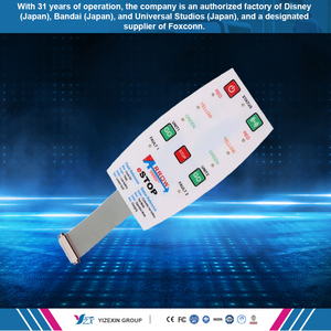 Chất lượng cao 4x4 mảng 16 phím ma trận nổi nút kim loại dome màng số chuyển đổi bàn phím - Product Image 4