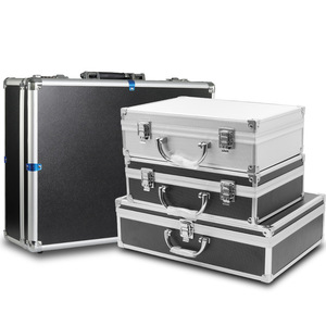 Aluminum Tool Case Storage Box Multiple Sizes Customizable For Tools Equipment Instruments Sound Cards Props - Product Image 1