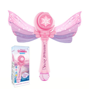 Varita <span class=keywords><strong>de</strong></span> Burbujas Princesa Personalizada <span class=keywords><strong>de</strong></span> 10 Agujeros, Varita Mágica <span class=keywords><strong>de</strong></span> Molino <span class=keywords><strong>de</strong></span> Viento Princesa <span class=keywords><strong>de</strong></span> las Nieves con Luces LED y Música para Niños - Product Image 1