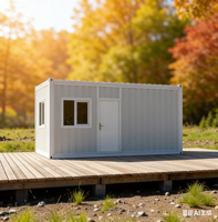 Maison conteneur pliable isolée thermiquement, solution de logement mobile préfabriquée, bureau, dortoir, hôtel, site de villégiature, camp