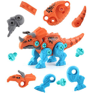 Jouets Dinos Assembly STEM Building Toy avec oeufs et tournevis <span class=keywords><strong>Dino</strong></span> <span class=keywords><strong>Puzzle</strong></span> <span class=keywords><strong>3D</strong></span> Assembler pour garçons et filles - Product Image 5