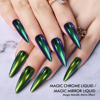 Menghe gel – poudre de Morandi, beau gel uv, ensemble de vernis à ongles 24 couleurs, manucure, art des ongles, liquide chromé magique