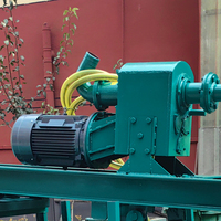 Machine de forage et de pieutage électrique 11KW pour pieutage à sec en spirale, forage de puits d'eau et pieutage, équipement de forage à tarière mobile sur roues