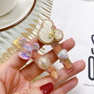 HONEY FLOWER Nuevo Pasador de Pelo con Diseño de Oso Brillante de Dibujos Animados, Pasador para Cabello Suelto, Clip Lateral, Accesorios Dulces y Femeninos para el Cabello - Product Image 6