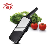 Outils simples pour fruits et légumes ORB, mandoline à légumes multifonction en acier inoxydable, lames réglables, manuelle, ABS+PP