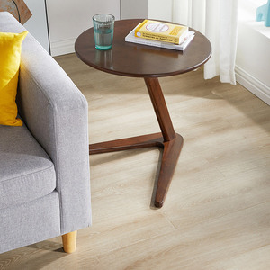 Solid Wood <b>Round</b> <b>Side</b> <b>Table</b> For Living Room Sofa Bedside Use Minimalist Style Durable Design - Product Image 1
