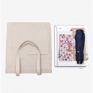 DLBZ Wholesale Stylish Eco Friendly Multi Pockets Custom Canvas <b>Tote</b> <b>Shopping</b> <b>Bag</b> with Zipper Rope Handle Recycle - Product Image 4