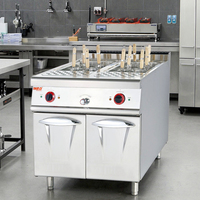 Machine électrique commerciale de cuiseur de pâtes de nouilles d'acier inoxydable de 12 têtes équipement de cuisine automatique cuiseur de nouilles de Ramen chinois