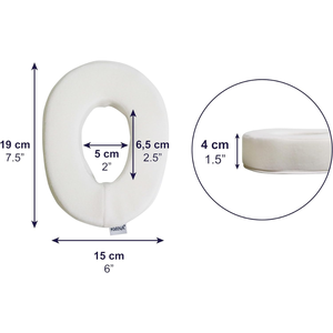 Coussin anti-escarres pour oreilles avec Velcro, pour chondrodermatite KMINA K40051 - Product Image 3