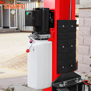 SAMFD Heavy Duty 4t 8800lbs <span class=keywords><strong>Elevador</strong></span> hidráulico para vehículos de automóviles Pórtico de doble columna <span class=keywords><strong>Elevador</strong></span> automático de dos postes <span class=keywords><strong>Elevador</strong></span> de <span class=keywords><strong>2</strong></span> postes para automóviles - Product Image 2