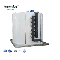 Évaporateur à glace en flocons ICESTA 1t 5t 10t 20t 30t pour eau de mer et eau douce, pour groupe électrogène à glace