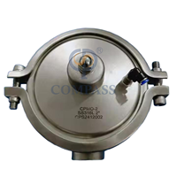Vanne de régulation de pression constante hygiénique SS316L 1 pouce CPMO-2 CPMI-2 pour vapeur avec sortie modulante et contre-pression