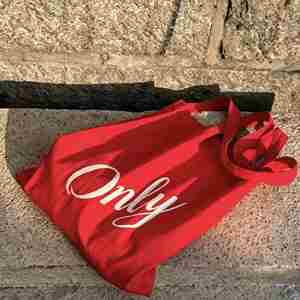 Sac fourre-tout en toile de haute qualité avec fermeture à l'épaule, motif lettres, réutilisable pour le shopping, les voyages et le quotidien - Product Image 3
