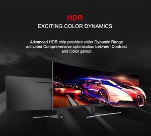 Monitor Gaming LED Curvo de 49 Pulgadas, 4K 5K 165Hz, Súper Ancho 32:9, Sin Marco, con Altavoces, para Hogar, Oficina y Negocios, OEM ODM - Product Image 3