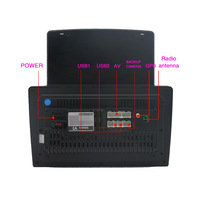 Autoradio universel 9,5 pouces avec écran IPS, unité centrale 4 cœurs, stéréo de voiture, GPS, vidéo, Carplay, Android Auto, lecteur DVD de voiture avec boutons