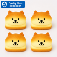 Jouet Squishy Unisexe en PU en forme de Chien Porte-Bonheur de Dessin Animé