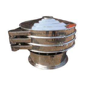 Precio de fábrica Máquina de tamiz de vibración de polvo de acero inoxidable Máquina de tamizado vibratorio de grado alimenticio - Product Image 1