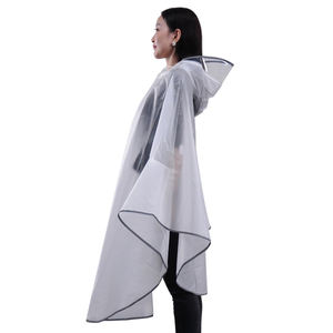 <span class=keywords><strong>Poncho</strong></span> de <span class=keywords><strong>pluie</strong></span> EVA confortable de haute qualité Bande réfléchissante réutilisable à capuche de style moderne pour les voyages en vélo et moto pour adultes - Product Image 2
