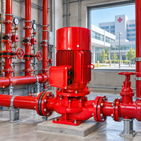 Pompe à eau haute pression XBD L pour la protection incendie, alimentation en eau pour hydrant et système de sprinklers, vente directe d'usine, modèles complets