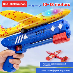 Giocattolo Lanciatore di Aerei in Schiuma alla Moda, Pistola Giocattolo Elettronica Portatile per Esterni in Plastica, Giocattolo Sportivo per Ragazzi - Product Image 3