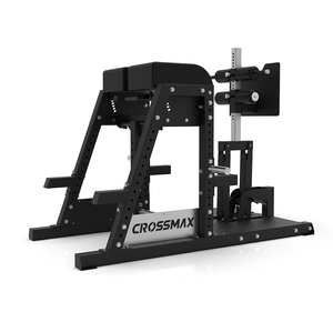 CROSSMAX Glute & Quad Stack: آلة GHD + مطور ساق HyperExtension-ثنائي الأداء الرياضي النهائي - Product Image 1