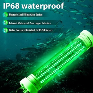Lumière LED sous-marine étanche IP68 verte, bleue, blanche, jaune pour la pêche en extérieur, 100W, 500W - Product Image 6
