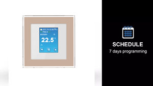 Thermostat intelligent moderne HYT007A pour le contrôle de la température WiFi, compatible électrique/eau, Alexa Google, chauffage au sol - Product Image 2