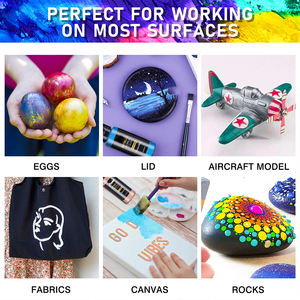 Set di 12 Colori Acrilici Metallici YEEART, 59ml Ciascuno, per Tela, Carta e Arte su Vetro - Product Image 5