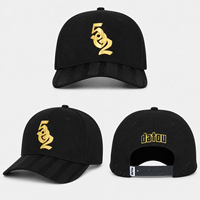 Casquette de baseball personnalisée en daim avec logo croix métallique de luxe, broderie micro 3D et strass en cristal