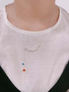 Collier fait main de style ethnique mongol, design <span class=keywords><strong>Shaga</strong></span> spécial, bijoux personnalisés chics - Product Image 6