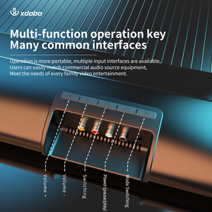 Xdobo Nhà 1978 TV Âm Thanh Thanh Thanh Âm Thanh Thanh Cho TV 60W Soundbar Với Đồng Trục/Quang Học/AUX Kết Nối, Soundbar Cho Rạp Hát Tại Nhà Âm Thanh - Product Image 6