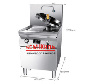 Équipement de <span class=keywords><strong>cuisine</strong></span> commerciale SEMIKRON Double Wok Machine de cuisson automatique Cuiseur robotique compatible AI Sauté comme un <span class=keywords><strong>chef</strong></span> humain - Product Image 5