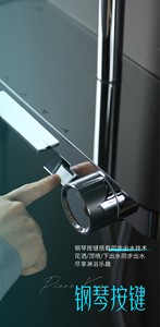 Современный классический 3-функциональный одноразовый набор для ванной комнаты, простой монтаж, пластиковый душ с распылителем, ручной душ - Product Image 5