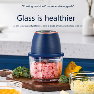 Picadora de Ajo Eléctrica, Máquina para Triturar Ajo, Licuadora de Alimentos para Sazonar, Licuadora de Alimentos Complementarios de Alta Calidad para Cocina Doméstica - Product Image 3