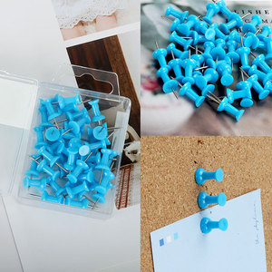 Chất lượng đầy màu sắc bản đồ thế giới chân nhựa Đầu Kích thước bình thường đinh ghim kim loại tip văn phòng - Product Image 5