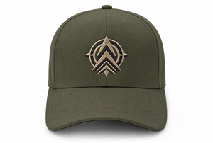 Gorra de béisbol táctica para hombre, personalizada, con logotipo de brújula con <span class=keywords><strong>flecha</strong></span> bordada en 6 paneles, correa trasera ajustable, color verde. - Product Image 2