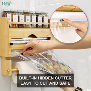 Distributeur de <span class=keywords><strong>papier</strong></span> <span class=keywords><strong>aluminium</strong></span> bambou avec porte-serviettes en <span class=keywords><strong>papier</strong></span> - Product Image 2